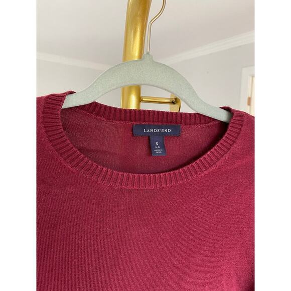 Lands’ End Sweater Cozycore Granola Girl Supima Cotton Feminine Capsule Cottage - Picture 4 of 8